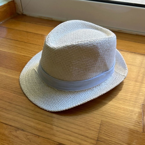 Straw hat white 50cm used