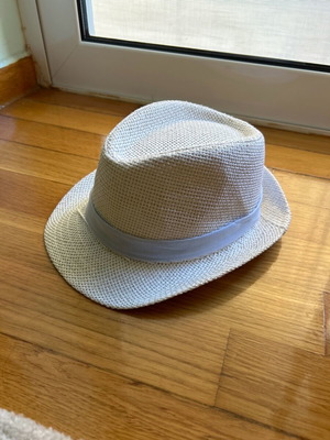 Straw hat white 50cm used