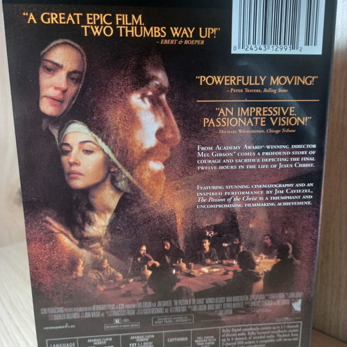 The Passion of the Christ DVD like new, Region 1, English subtitles