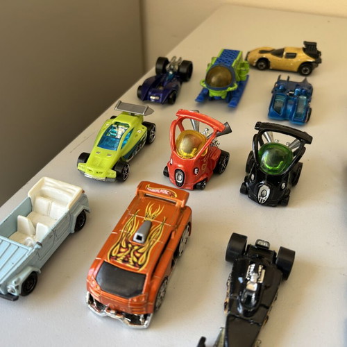 Hot Wheels metallic toy cars used, set of 29