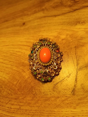 Vintage pin used, antique, rare piece