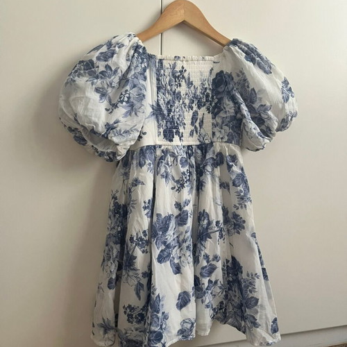 Abercrombie Kids Puff Sleeve Floral Dress New, 100% Cotton, Ages 5-6
