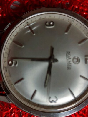 Roamer Vanguard men's wind-up watch used vintage 1965