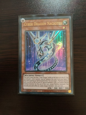 Yu-Gi-Oh Cyber Dragon Nachster card like new, ultra rare