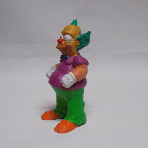 The Simpsons figure like new, 3D printed and hand painted