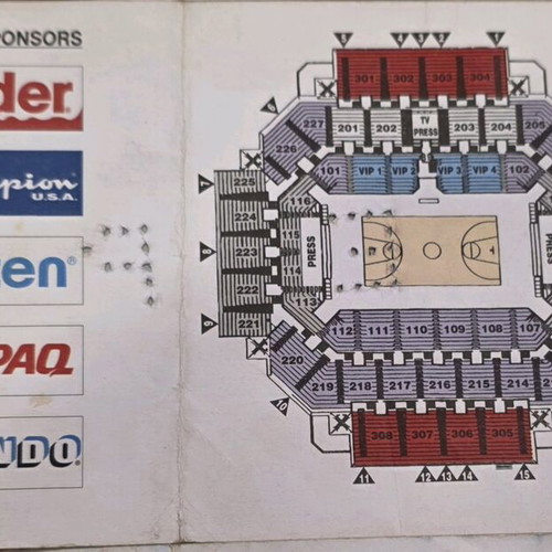 Collectible ticket FIBA Euroleague Final Four 2000 final like new