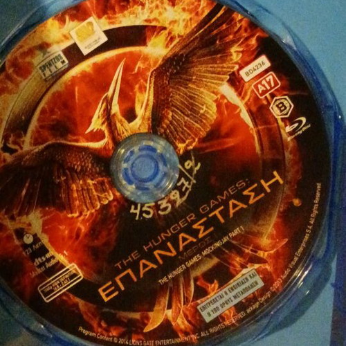Hunger Games 3 Blue Ray like new