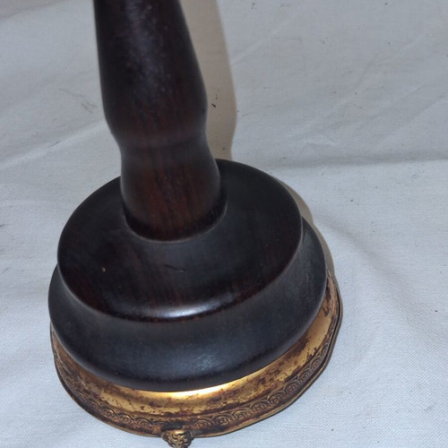 Vintage Reuge musical pepper mill with wild boar and pheasant, Alouette