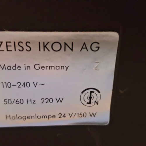 Slides Projector Perkeo S 150 Zeiss Ikon AG like new