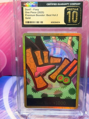 Don Foxy PRB2 V3 Gold CGC 10 pristine card new