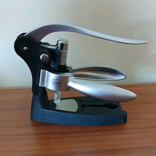AMC wine corkscrew used, stainless steel