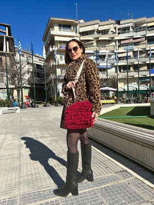 Puffy bag new handmade knitted bag in any color you like