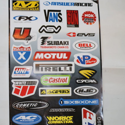 Motorcycle club vinyl stickers BB141 Motul new, 42x28cm