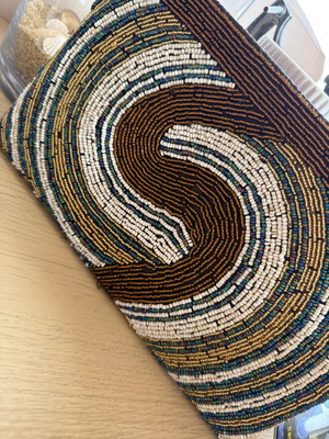Beaded envelope bag new