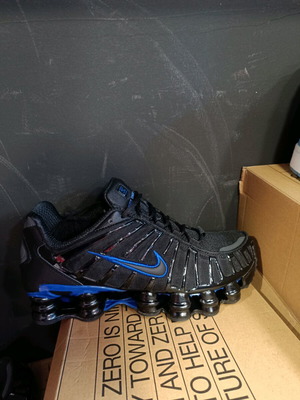 Nike Shox sneakers black and blue new
