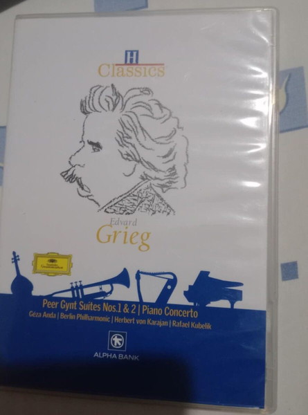 CD CLASSICS EDWARD GRIEG PEER GYNT SUITES 1-2 PIANO CONCERTO