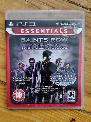 Saints Row The Third PS3 game like new, complete with manual