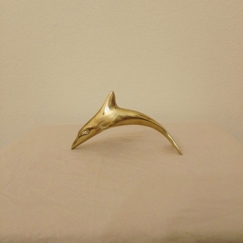 Bronze decorative dolphin used