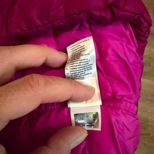The North Face Pink Quince women's lightweight down jacket XS