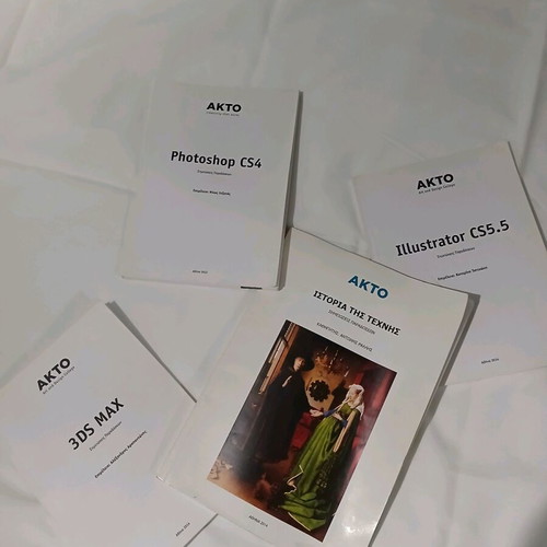 Photoshop, 3ds Max, Illustrator books and Art History new