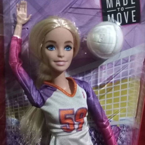 Barbie Volleyball Player New With Multiple Static Joints