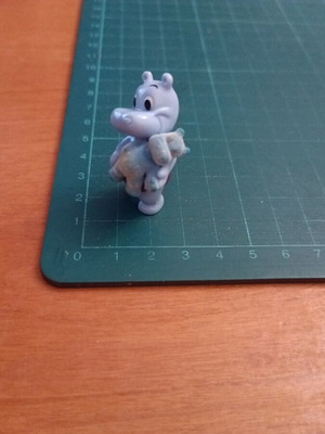Vintage συλλεκτική φιγούρα Happy Hippo από Kinder Surprise αυγά (Ferrero)