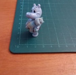 Vintage συλλεκτική φιγούρα Happy Hippo από Kinder Surprise αυγά (Ferrero)