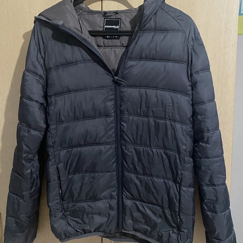 Unisex jacket used, gray, size S with hood