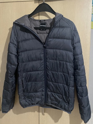 Unisex jacket used, gray, size S with hood