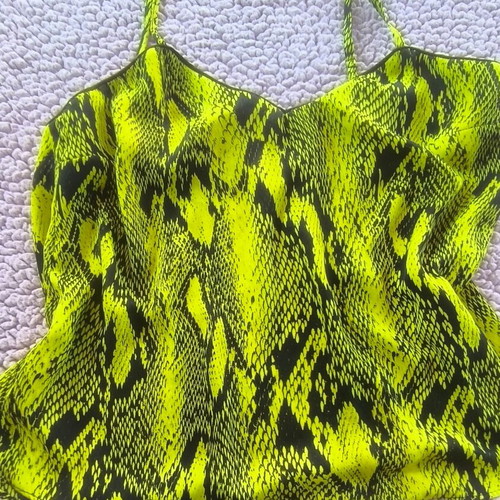 Primark snake print top like new, size S or M