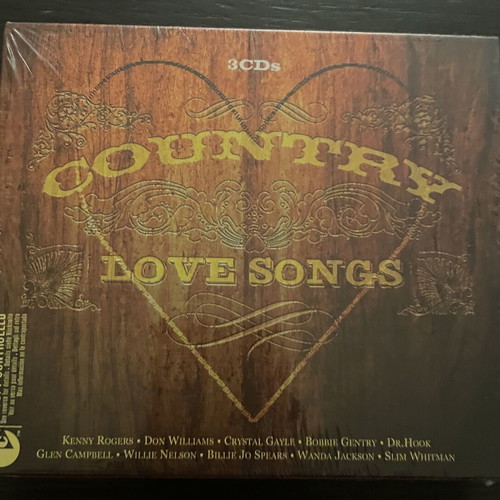 Country Love Songs 3CD new, collection of 60 hits