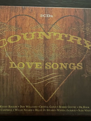 Country Love Songs 3CD new, collection of 60 hits