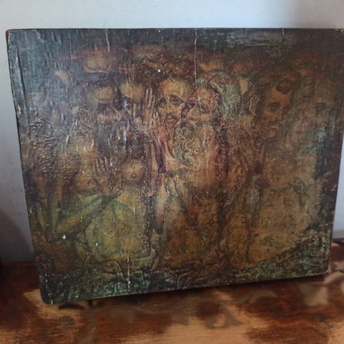 Old religious image used, not a painting