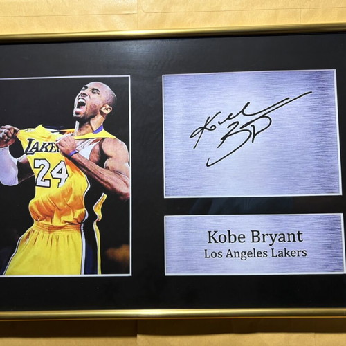 Kobe Bryant Replica Signed Poster new, Los Angeles Lakers