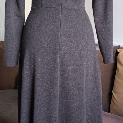 Meri long dress gray like new, size S