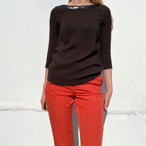 Marc O'Polo blouse brown size XS like new