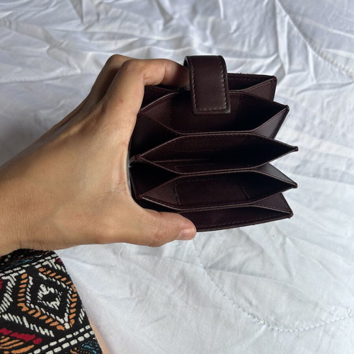 Dior cardholder used with slight edge wear