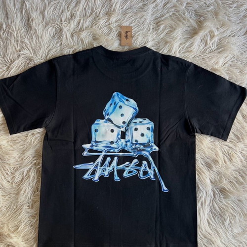 Stussy Melted Tee S, M new, black