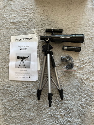 Celestron telescope new with equipment and accessories