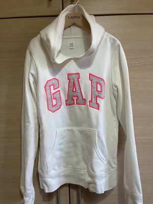 Φούτερ Gap girls λευκό slim fit σαν καινούργιο