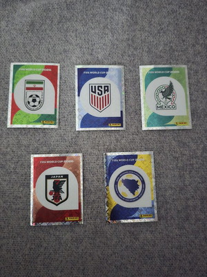 Panini σήματα ομάδων Mundial καινούργια