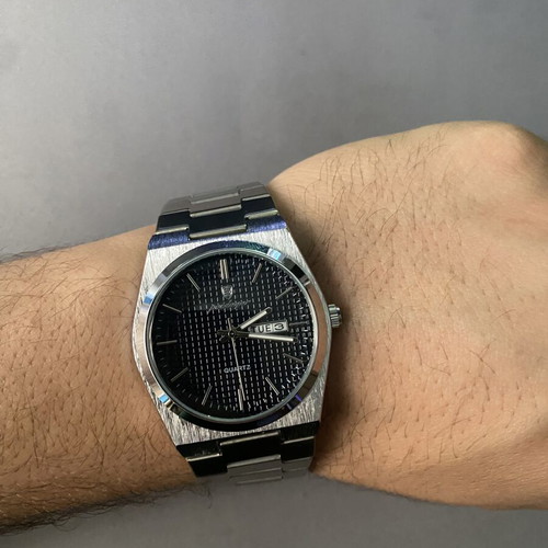 Poedagar Mens Watch PRX Style with Dark Blue Dial, New