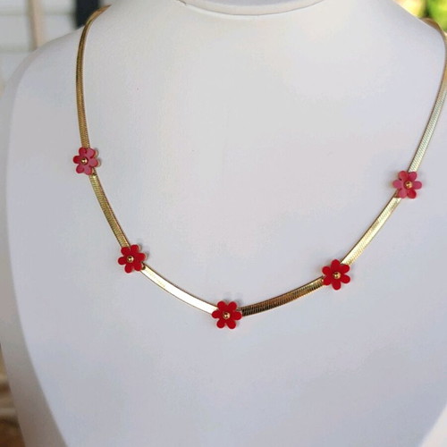 Steel Necklace New Gold and Silver Colors