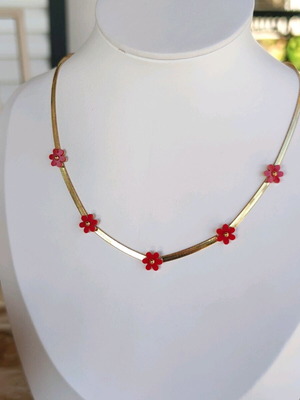 Steel Necklace New Gold and Silver Colors