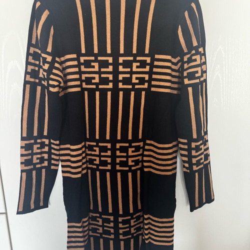 Dress black and brown like new, size L