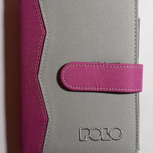 Polo notebook used, pink and gray