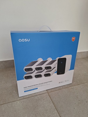 Aosu SolarCam P1 Max πακέτο 6 4K ασύρματες κάμερες ασφαλείας καινούργιες