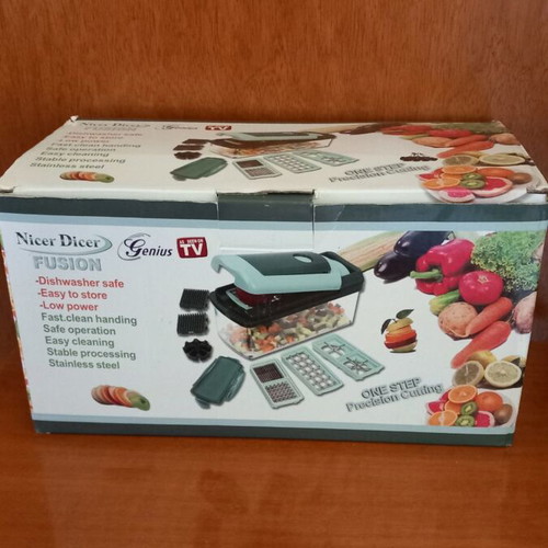 Genious Nicer Dicer Fusion food chopper new