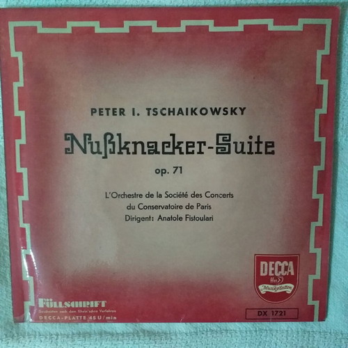 Collectible 45 RPM records used, classical music, set of 3