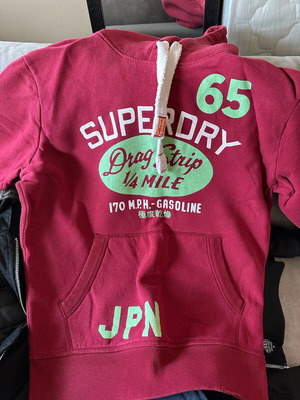 Superdry sweatshirt like new, size M, burgundy